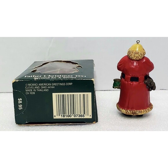 1991 American Greetings Father Christmas Ornament | Second Series | Vintage - Picture 7 of 16